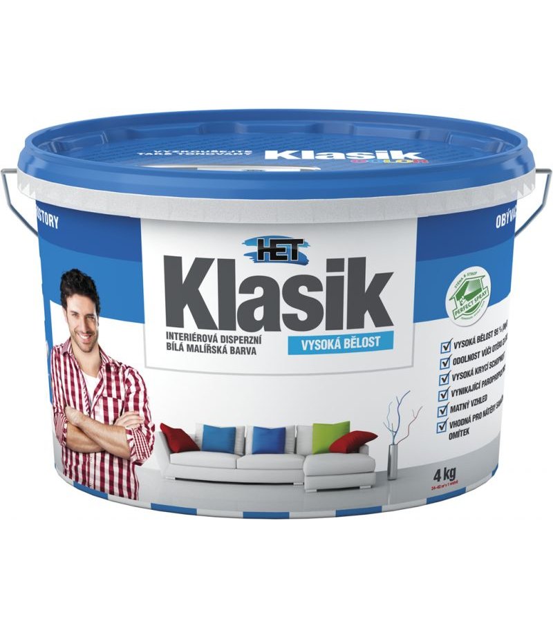 Farba interiérová Klasik 4kg
